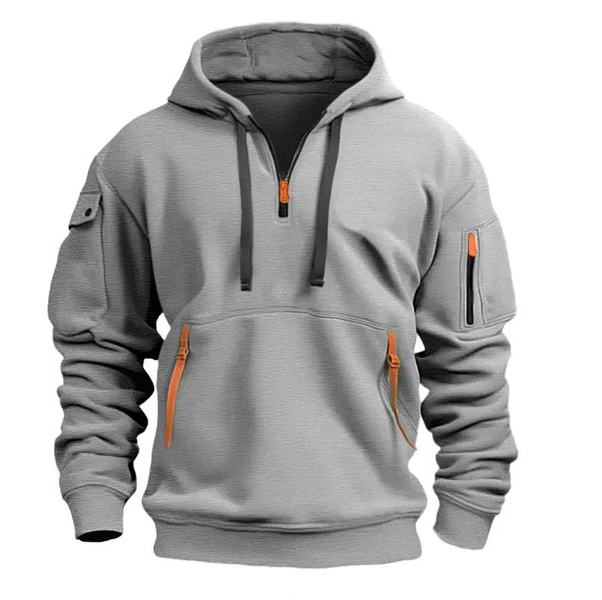 Sweat à capuche pour hommes en coton confortable