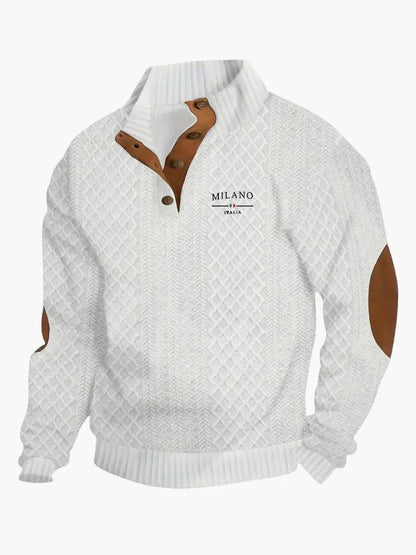 Pull en tricot élégant style vintage italien