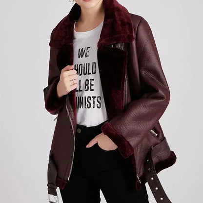 Manteau d'hiver élégant pour femme moderne et confortable