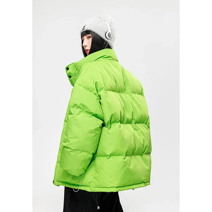 Damen Winterjacke Wasserdicht Oversized Puffer - IdealeKleiden