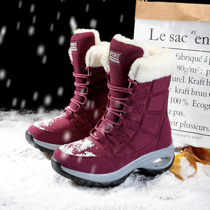 Bottes d'hiver imperméables et chaudes jusqu'à la cheville