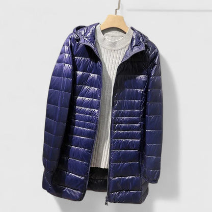 Manteau matelassé femme hiver chaud fermeture éclair