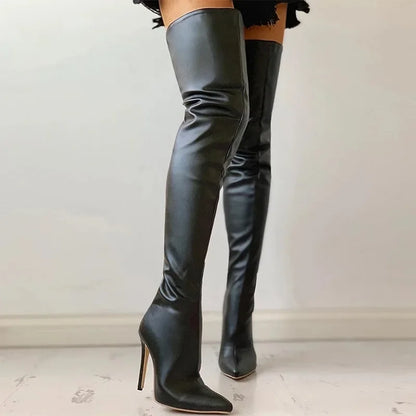 Bottes hautes à talons