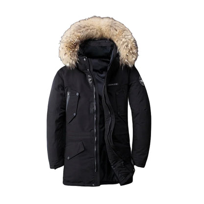 Veste d'hiver élégante à capuche pour femme