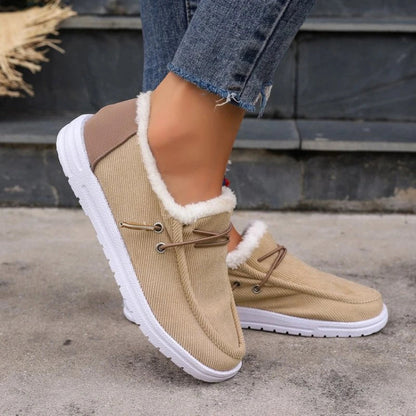 Chaussures d'hiver chaudes en velours doux