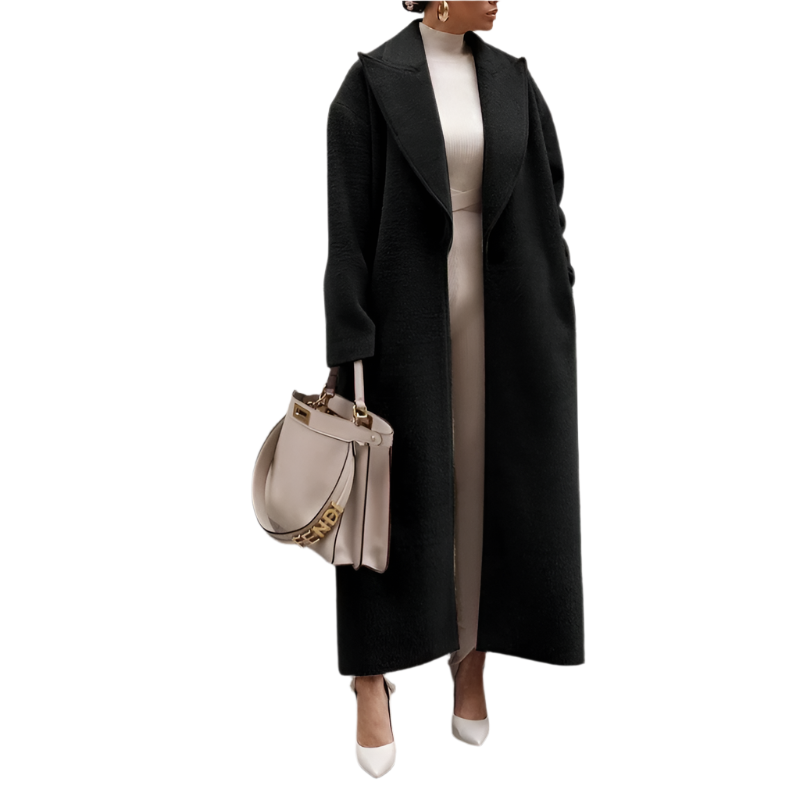 Manteau d'hiver femme chaud en peluche Parka