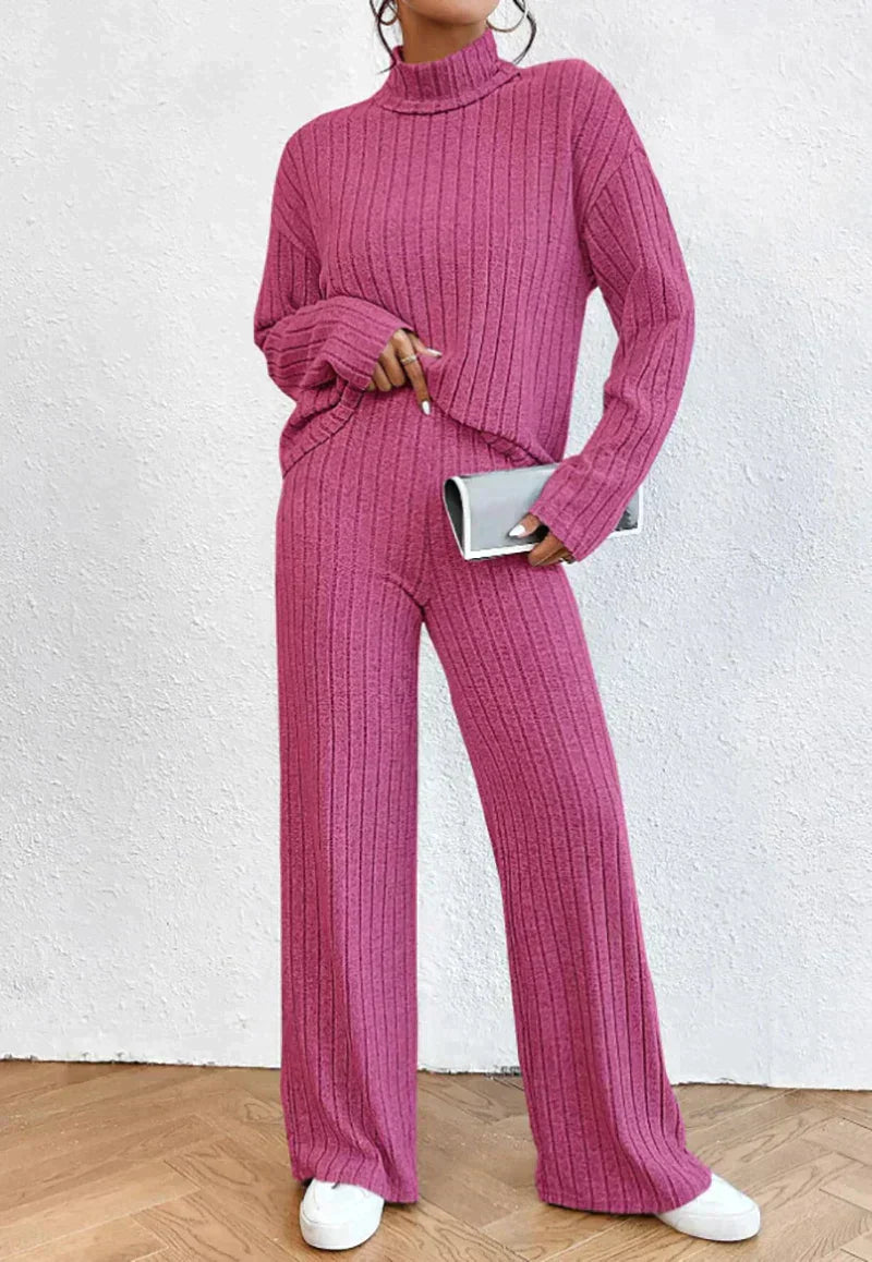 Ensemble en tricot chaud pour femme