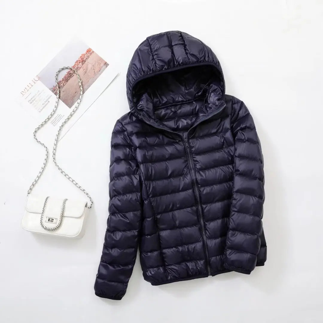 Doudoune à capuche chaude hiver