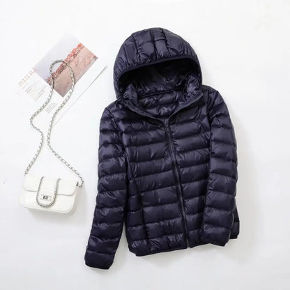 Doudoune à capuche chaude hiver