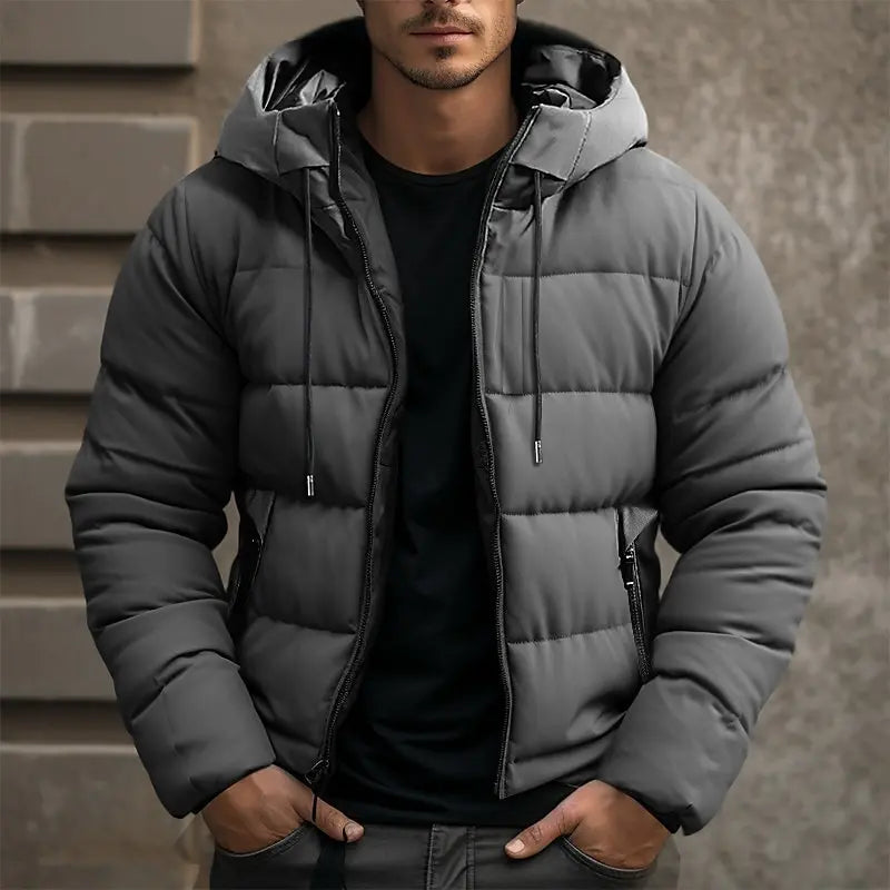 Veste d'hiver homme résistante au froid isolée