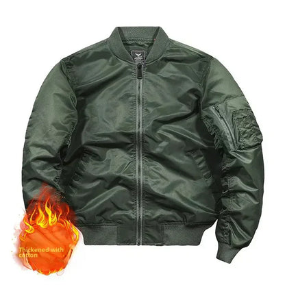 Blouson aviateur en cuir