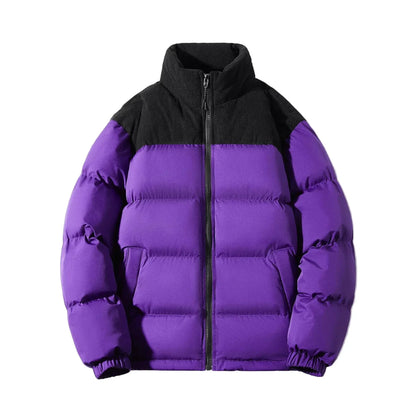 Doudoune matelassée d'hiver chaude, veste de loisirs d'extérieur