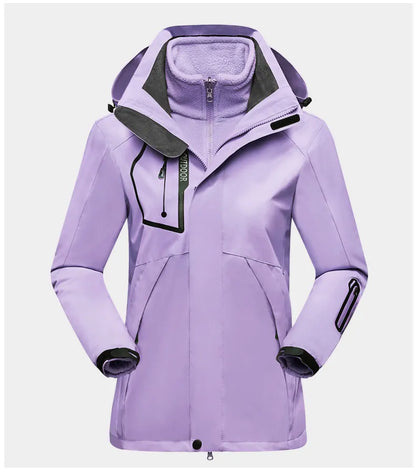 Veste pratique 3-en-1 pour femme Protection extérieur