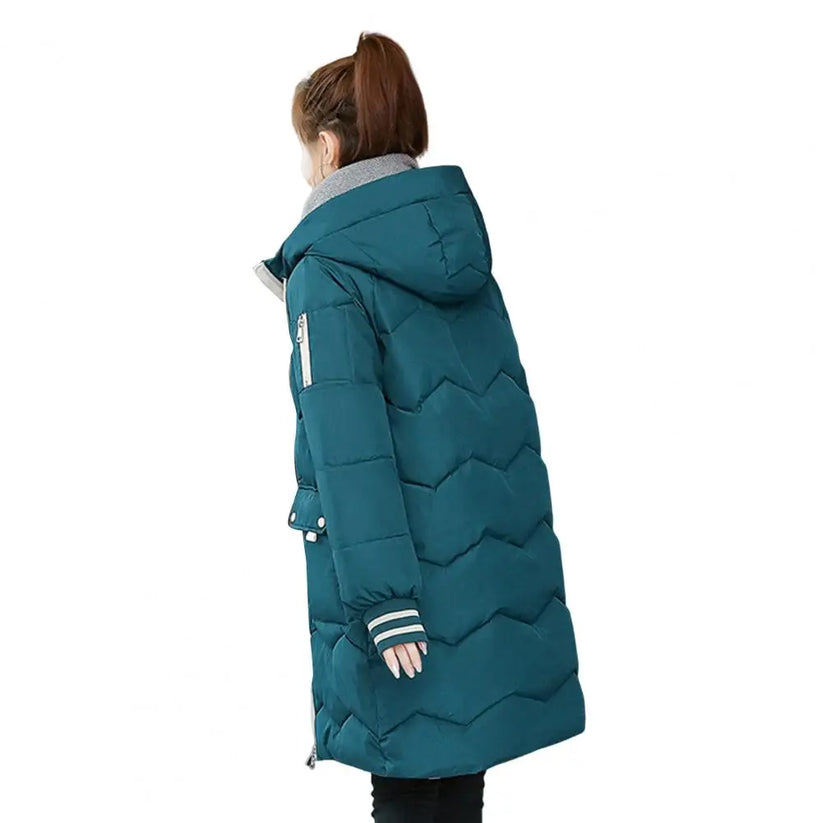 Longue Veste Femme Doublée Chaude Hiver