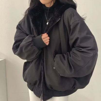 Veste réversible pratique bicolore