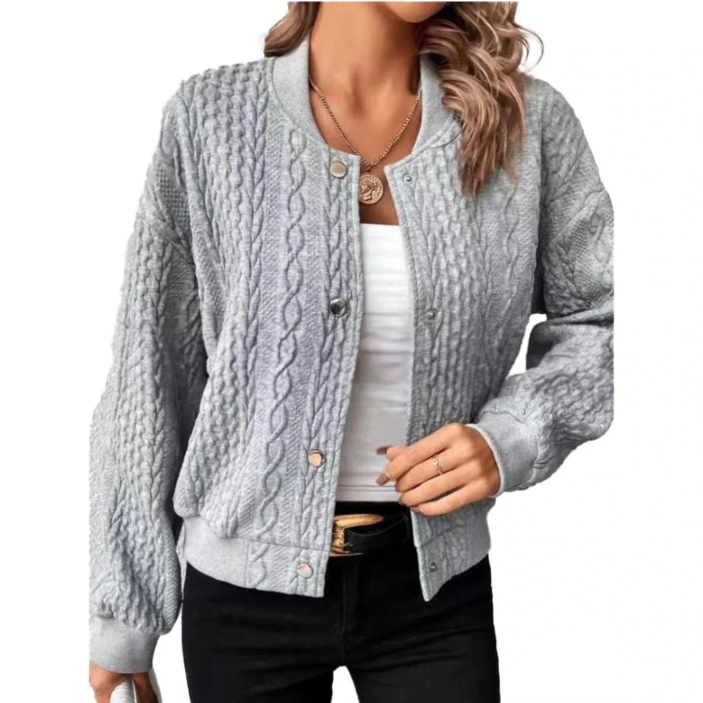 Gilet pour femme moderne à boutons
