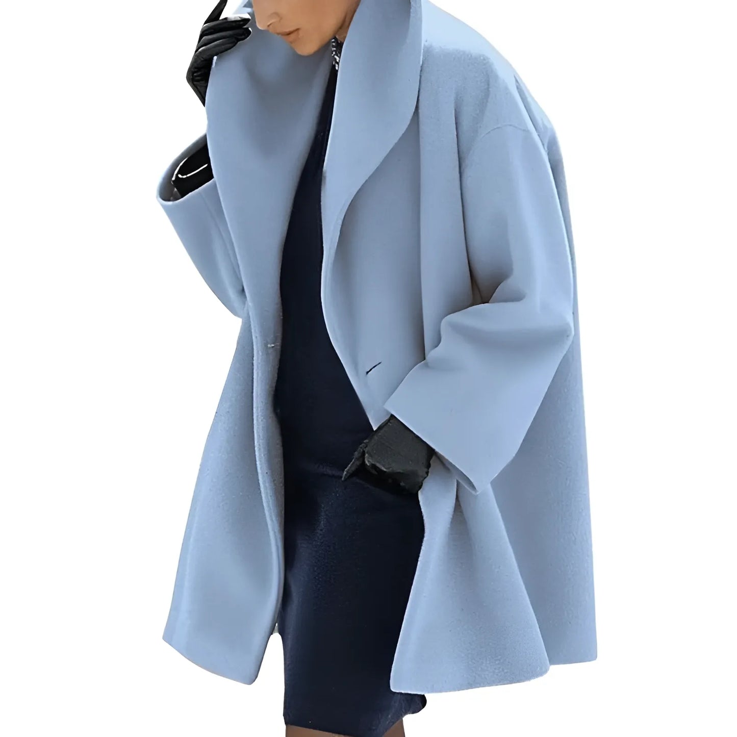 Manteau d'hiver femme, look structuré moderne