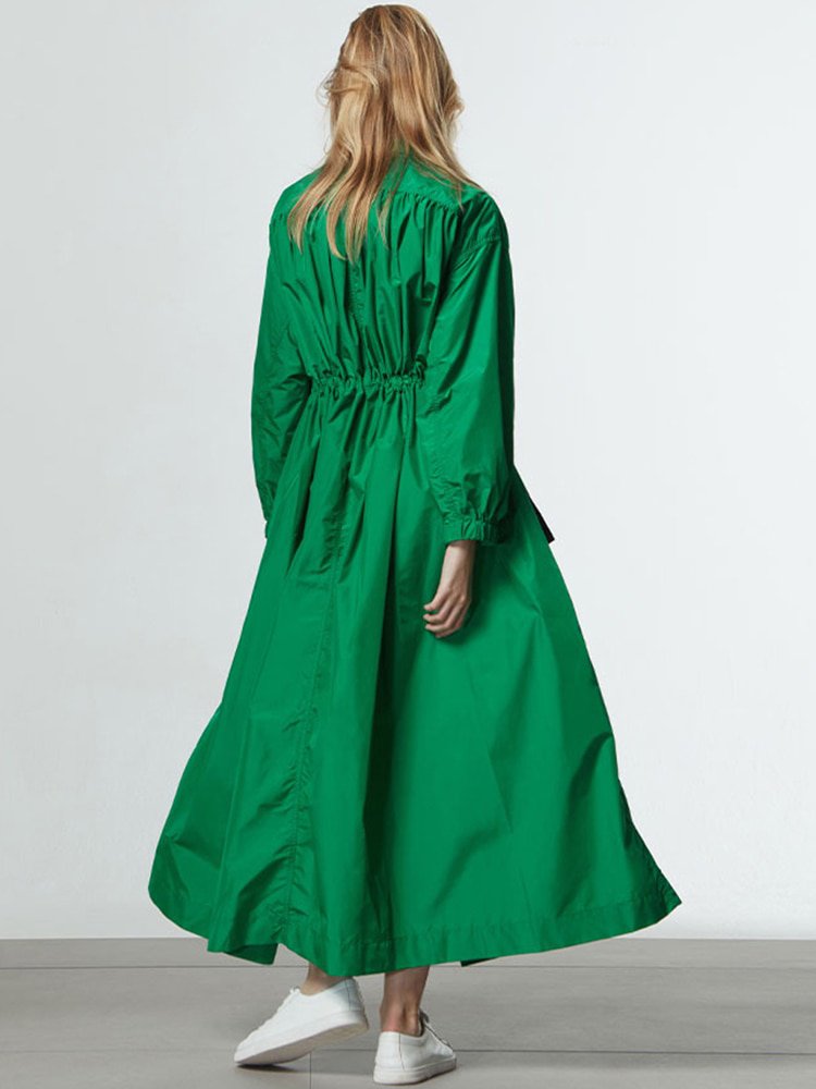 Langer Wintermantel Damen Elegant - IdealeKleiden