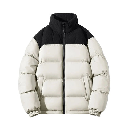 Doudoune matelassée d'hiver chaude, veste de loisirs d'extérieur