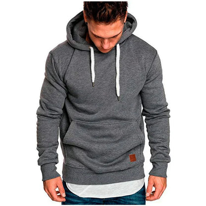 Sweat-shirt à capuche pour homme, coupe décontractée