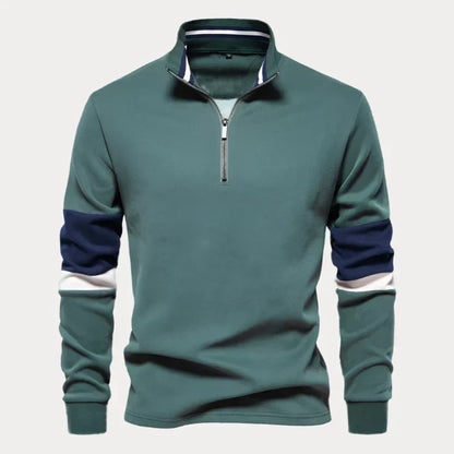 Pull-over homme motif rayures moderne