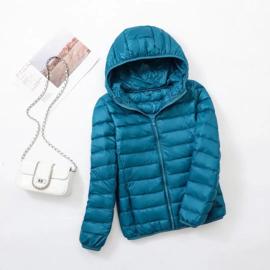 Doudoune à capuche chaude hiver