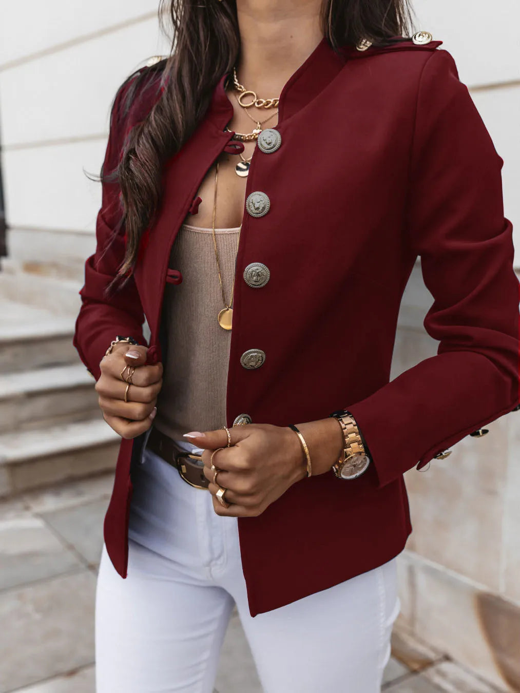 Veste de luxe élégante Vêtements de créateur pour femmes