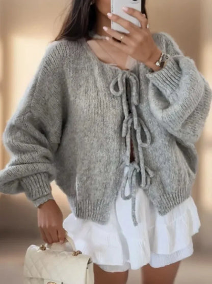 Cardigan Femme Manches Longues Chaud et Confortable