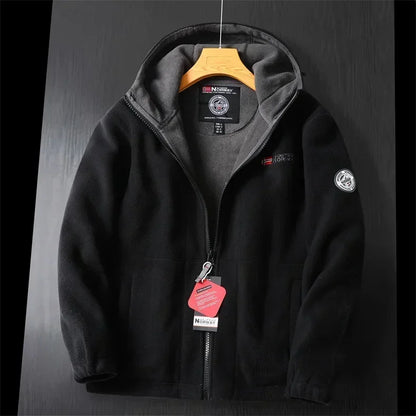 Veste d'hiver chaude Capuche Fermeture éclair