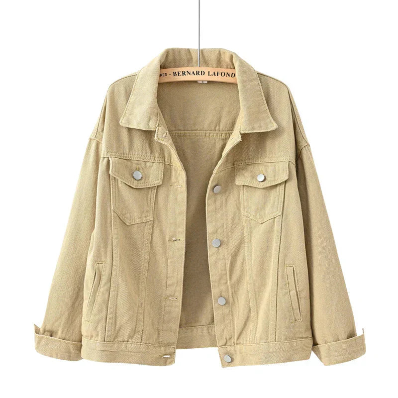 Veste courte pour femme avec boutons et poche poitrine