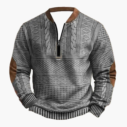Pull en tricot torsadé automne-hiver