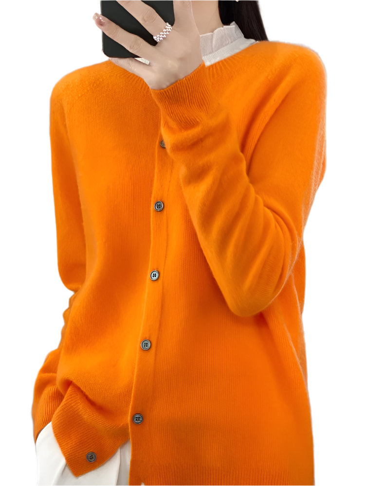 Veste d'hiver longue à manches longues pour femme avec pull
