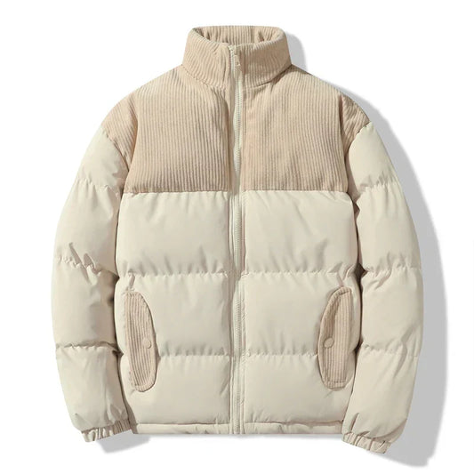 Modische Steppjacke mit Kordelzier - IdealeKleiden