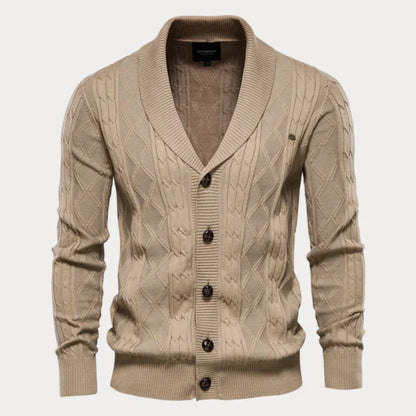 Cardigan homme chaud confortable boutons