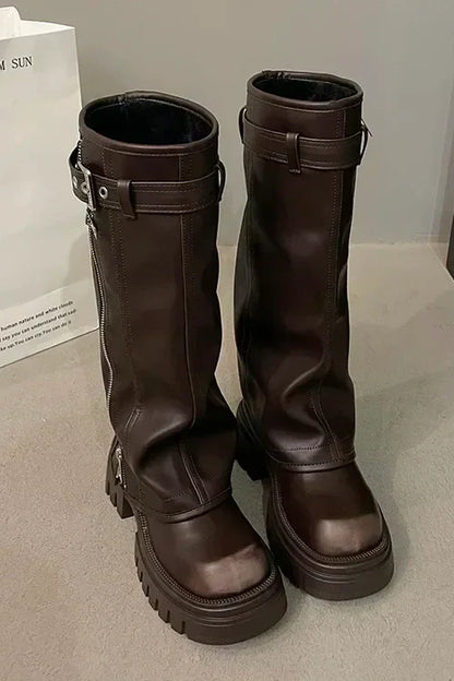 Stylische Knöchelstiefel Damen Schuhe - IdealeKleiden