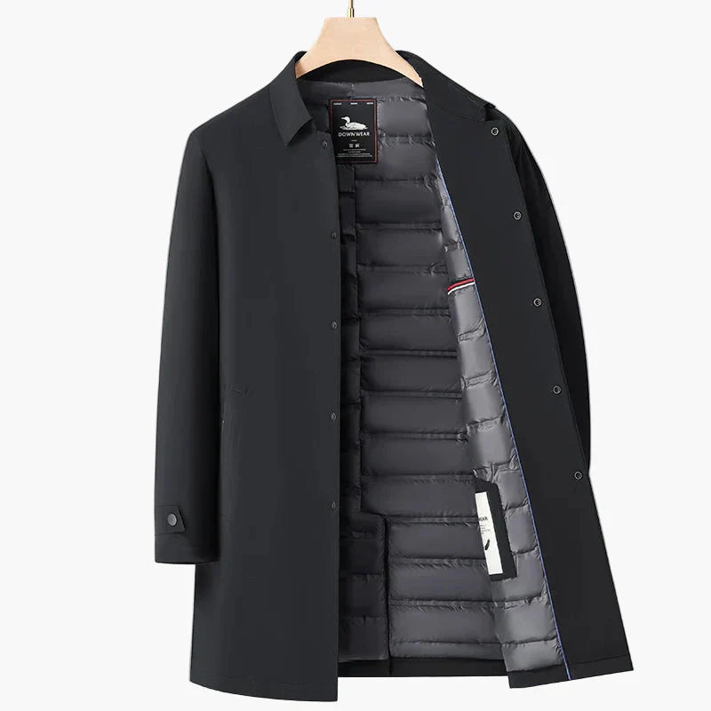 Veste mi-saison élégante col montant - Manteau de ville chic