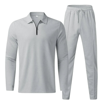 Ensemble homme élégant : haut à manches longues et pantalon