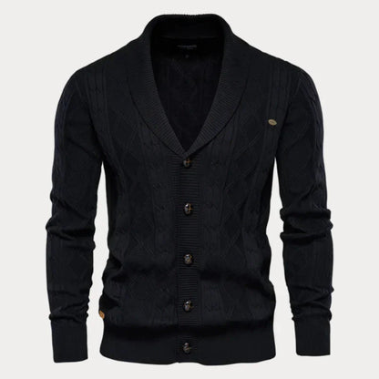 Cardigan homme chaud confortable boutons