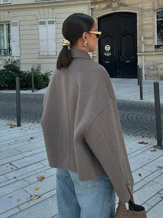 Damen Steppjacke Übergangsjacke Mit Knöpfen Damenjacke - IdealeKleiden