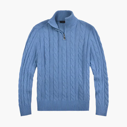Pull en maille torsadée élégant, look décontracté