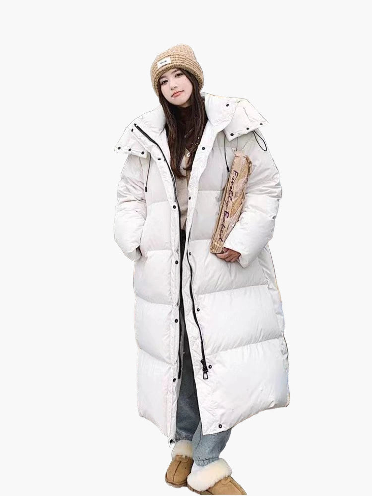 Manteau d'hiver femme parka oversize à capuche chaud