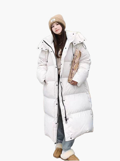 Manteau d'hiver femme parka oversize à capuche chaud