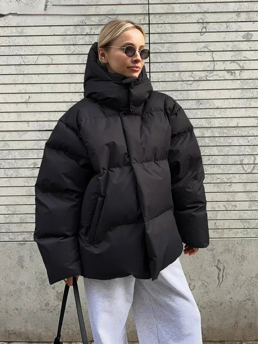 Robe d'hiver chaude pour femmes Manteau matelassé pour femmes