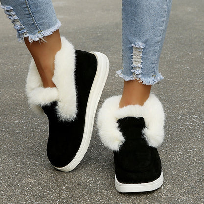 Bottes d'hiver souples et confortables pour femme