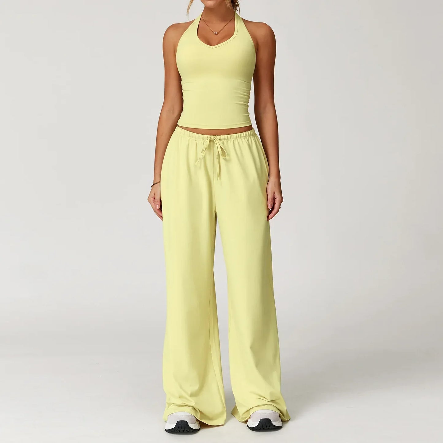 Ensemble détente femme crop top confort