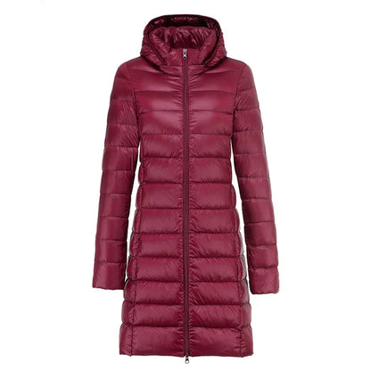 Veste d'hiver élégante et chaude en duvet