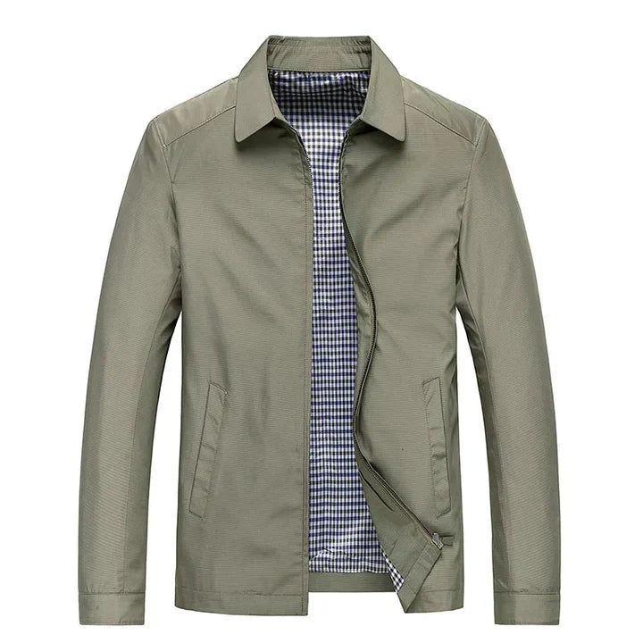 Veste mi-saison pour homme Manches longues Légère