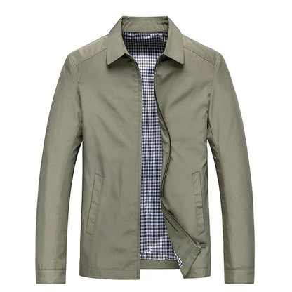 Veste mi-saison pour homme Manches longues Légère