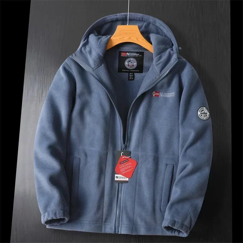 Veste d'hiver chaude Capuche Fermeture éclair