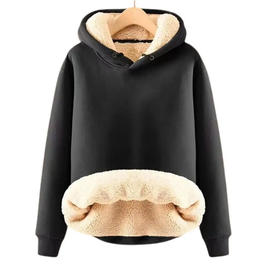 Warmes Hoodie Frau Weich Fleece - IdealeKleiden